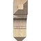 Ekena Millwork Merced Craftsman Rough Sawn Bracket, Douglas Fir, 6"W x 18"D x 18"H BKT06X18X18MRC04RDF - alternate 2